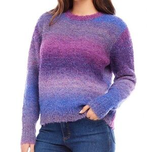 NWT Karen Kane Ombre Boucle Sweater Size XL